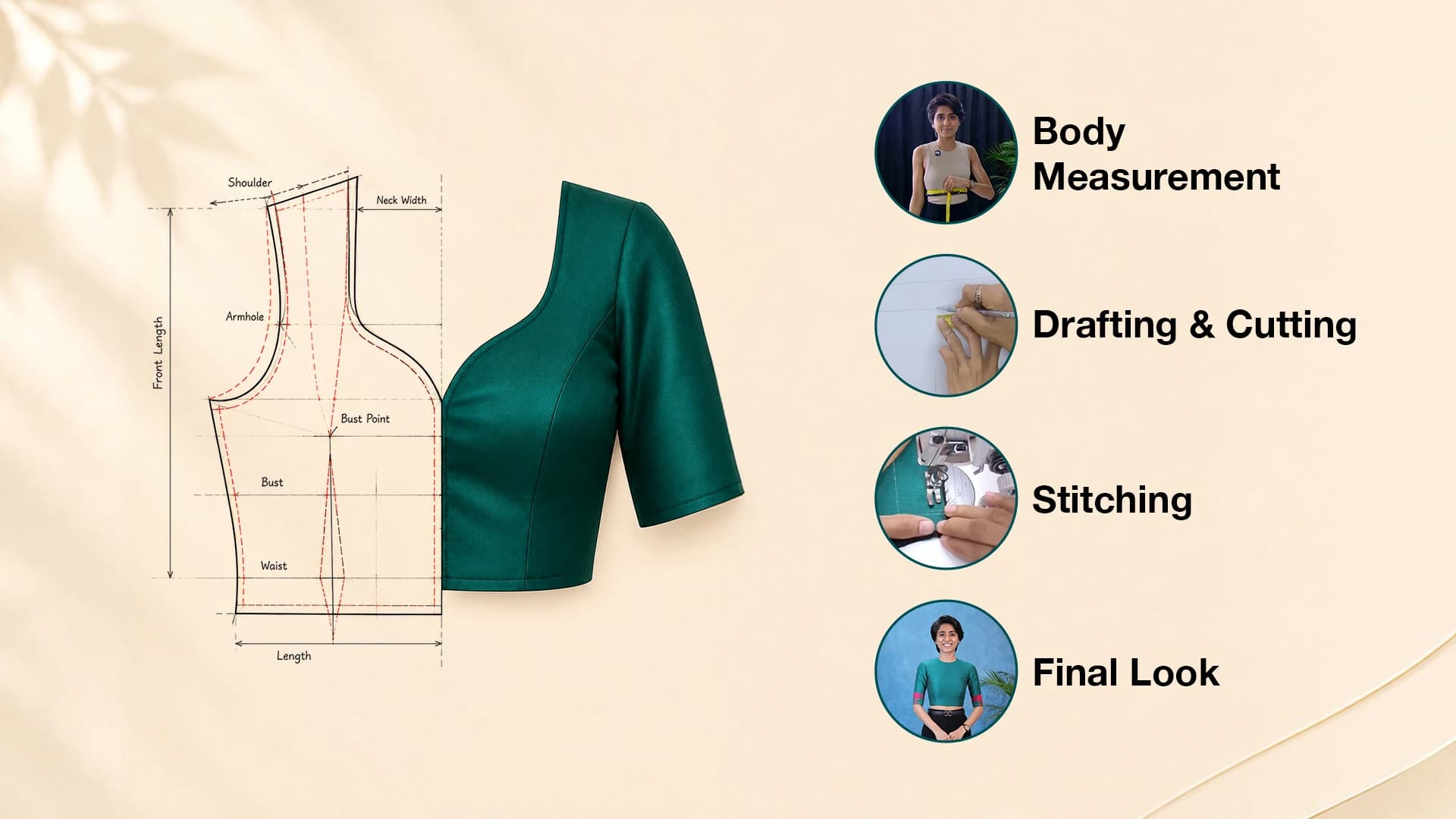 Live Blouse Designing Full Course - Raja Rani Academy