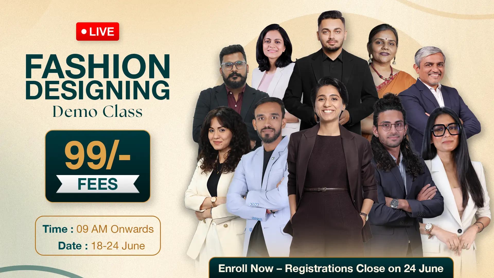 Fashion Designing Demo Class - Raja Rani Academy