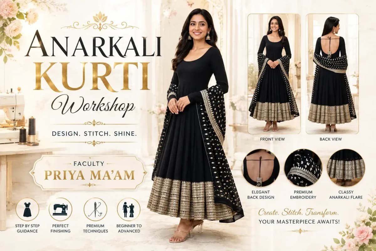 Anarkali Kurti Workshop
