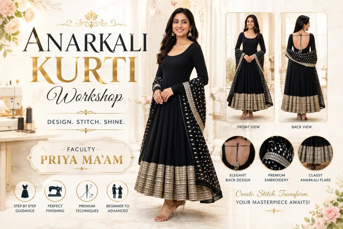 Anarkali Kurti Workshop
