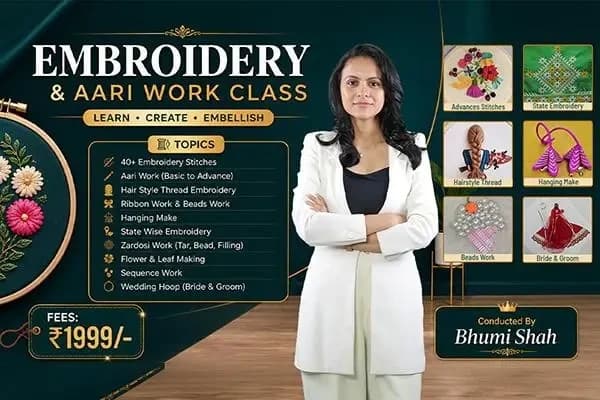 Embroidery & Aari Work Class