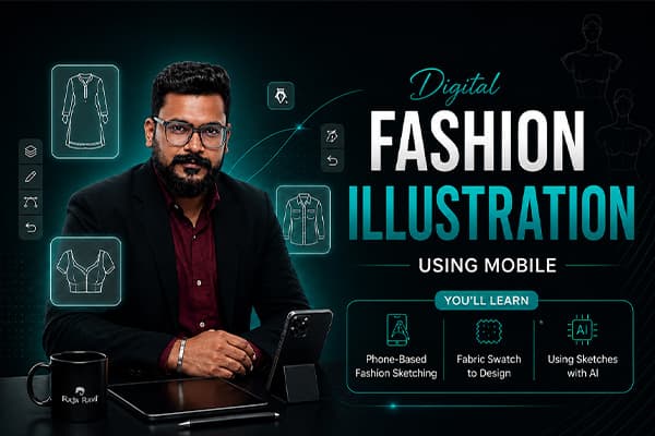 Digital Fashion Illustration Using Mobile - Raja Rani Academy
