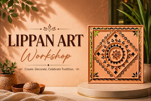 Lippan Art Workshop - Raja Rani Academy