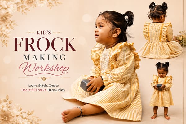 Kid's Frock Making Workshop - Raja Rani Academy