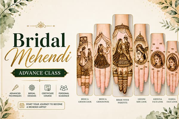Bridal Mehendi Advance Class - Raja Rani Academy