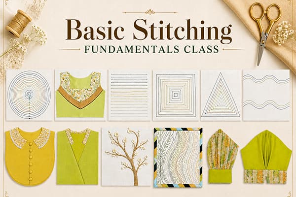 Basic Stitching Fundamentals Class - Raja Rani Academy