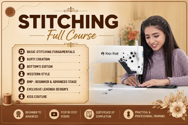 Stitching Full Course 2024 - Raja Rani Academy