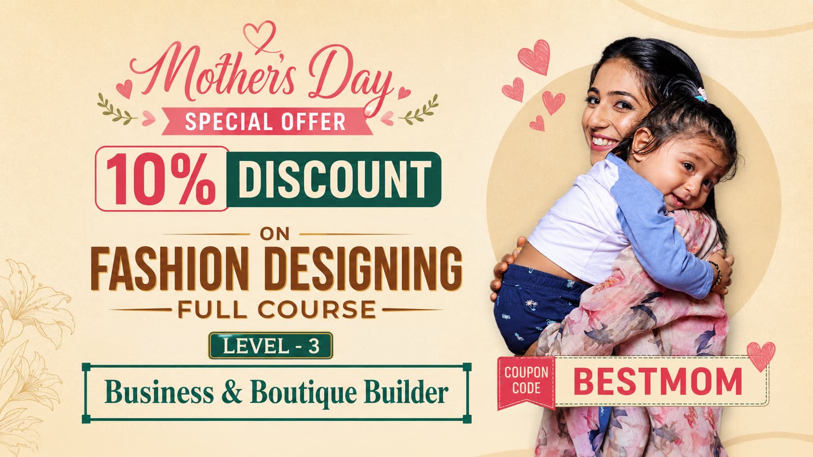 Live FDFC Level 3 : Business & Boutique Builder - Raja Rani Academy