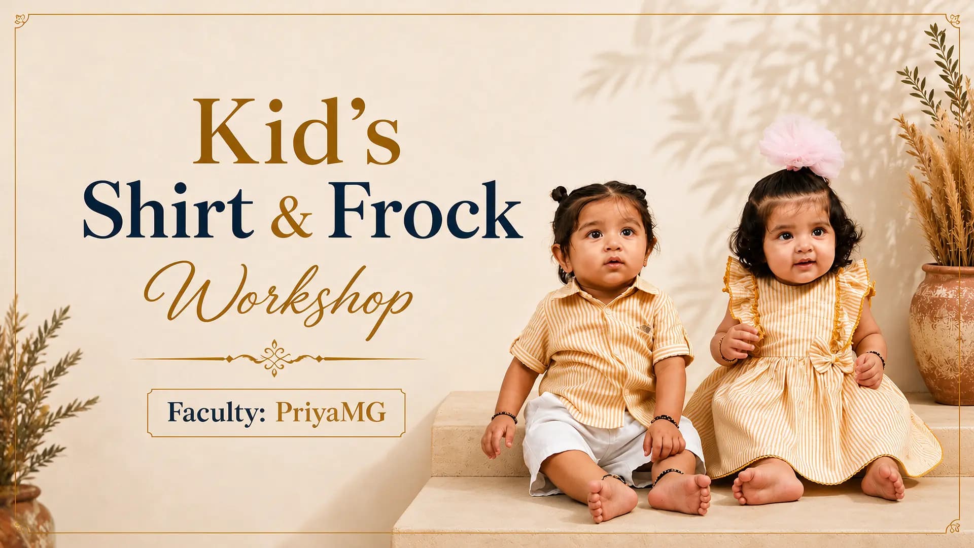 Kid’s Shirt & Frock Workshop - Raja Rani Academy
