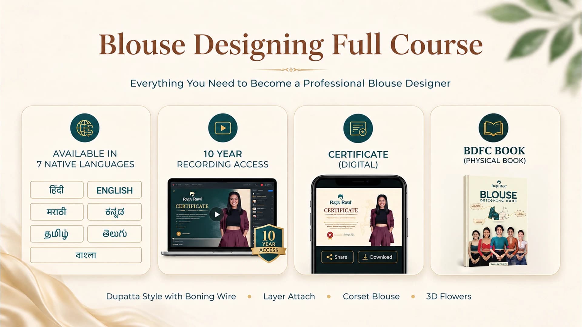 Blouse Designing Full Course - Raja Rani Academy