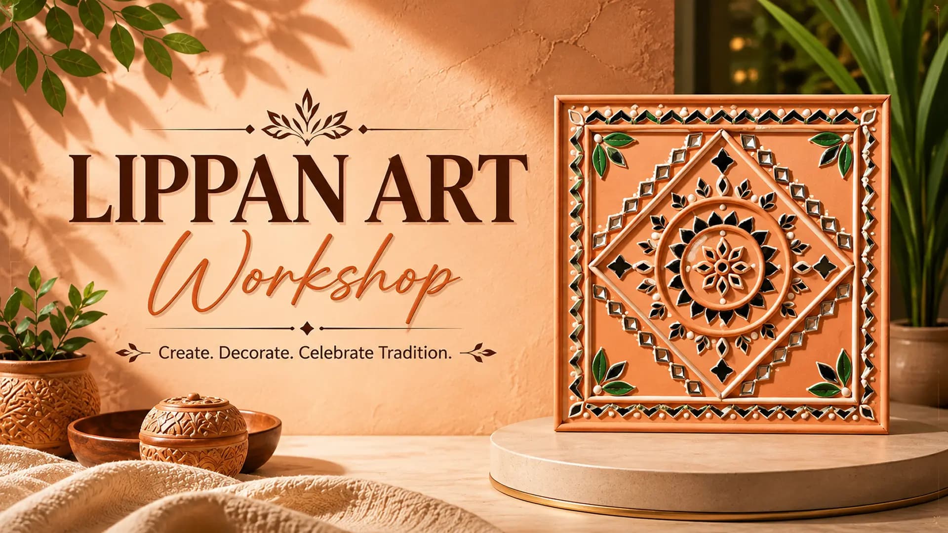 Lippan Art Workshop - Raja Rani Academy