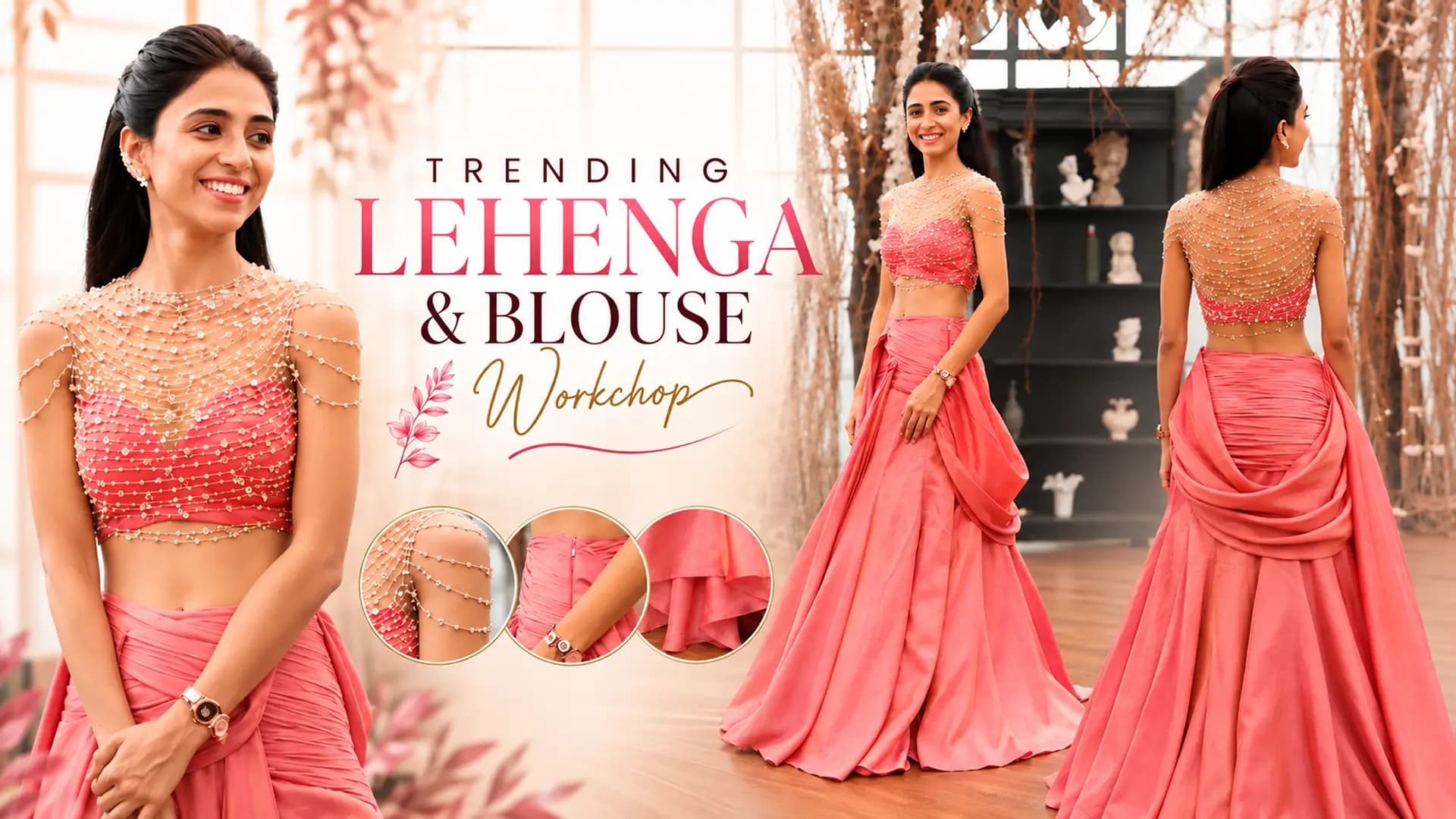 Trending Lehenga & Blouse Workshop - Raja Rani Academy