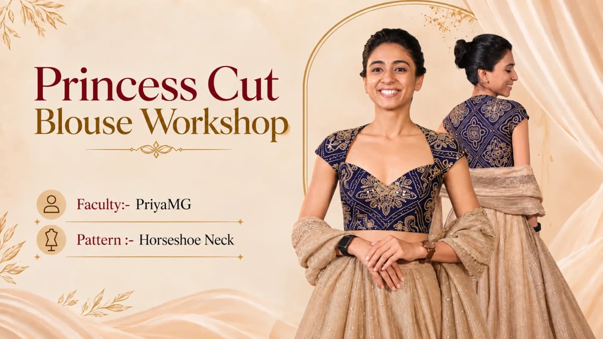 Princess Cut Blouse Workshop