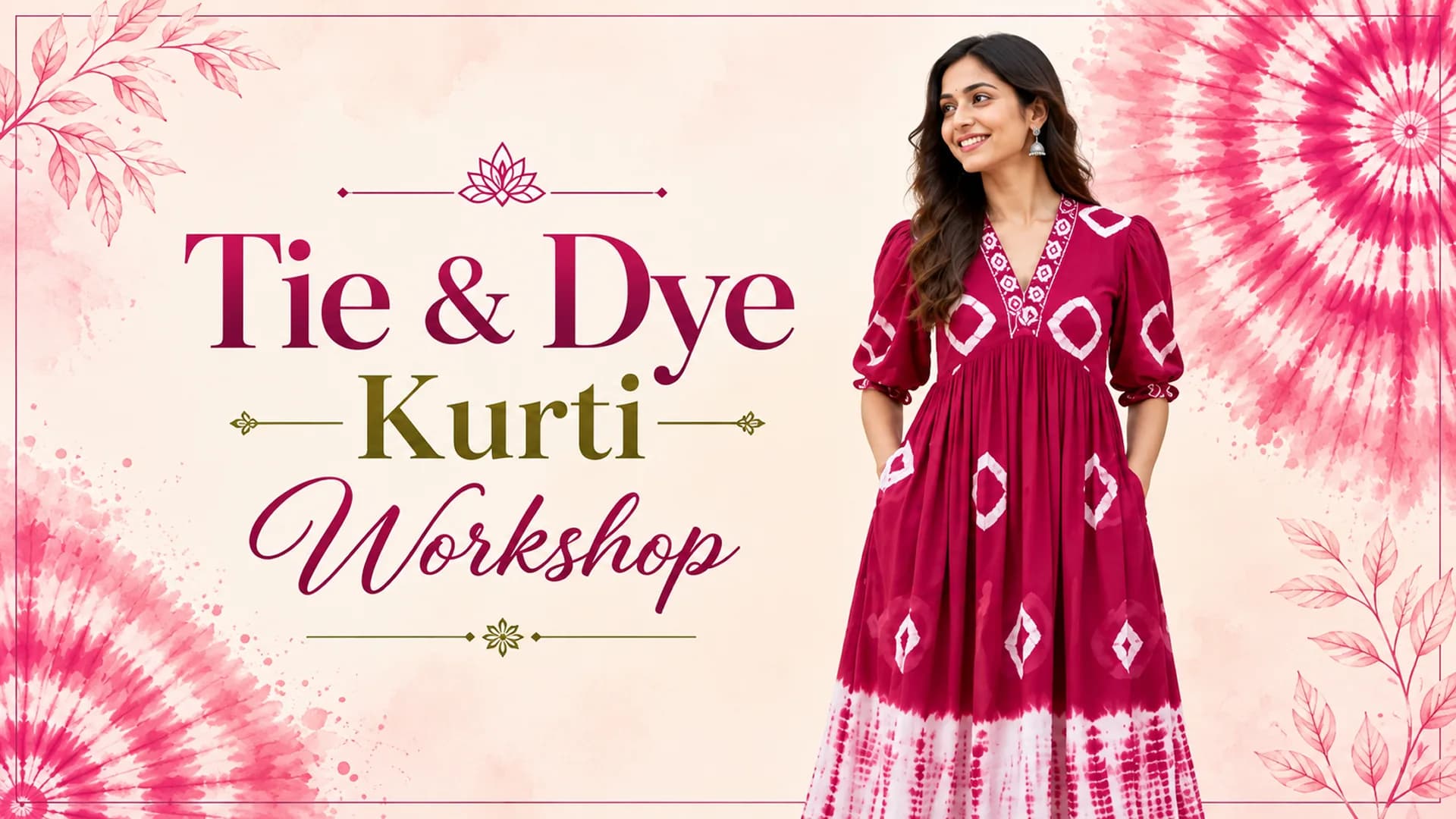 Tie & Dye Kurti Workshop - Raja Rani Academy
